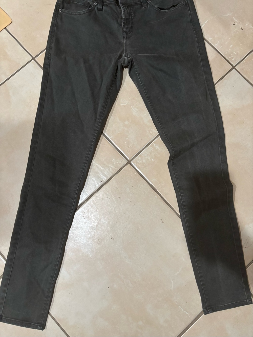 Dear John Charcoal Black Skinny Jeans